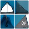 vidaXL Tents with Roof with Air Vent Blue 315 x 330 x 200 cm Polyester