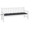vidaXL Garden Bench Cushion Black Oxford fabric polyester