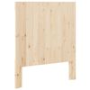 vidaXL Headboard Natural Pine Solid pine wood Twin Durable Headboard