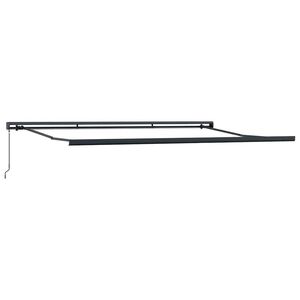 Awning Manual Anthracite 196.9"x 118.1" Metal