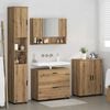 vidaXL Bathroom Furniture Set 4 pcs artisan oak Engineered wood