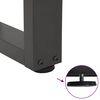 vidaXL Dining Table Leg Anthracite Powder-Coated Steel Medium Levelers