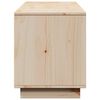 vidaXL TV Cabinet Natural pine Solid pine wood Medium TV Cabinet