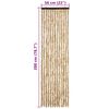 vidaXL Insect Curtain Beige 22.0x78.7" Chenille