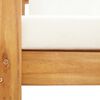 vidaXL Garden Sofa Teak look and cream