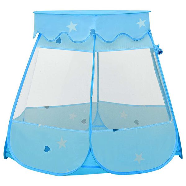 vidaXL Play Tent Blue, White, Grey, Mint Green