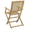 vidaXL Garden Chair Set of 4 Light wooden Solid Acacia wood