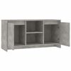 vidaXL TV Cabinet Concrete Grey Engineered Wood Medium TV Cabinet