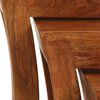 vidaXL Nesting Table Brown with a honey touch finish Solid acacia wood