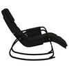 vidaXL Rocking Chair Black