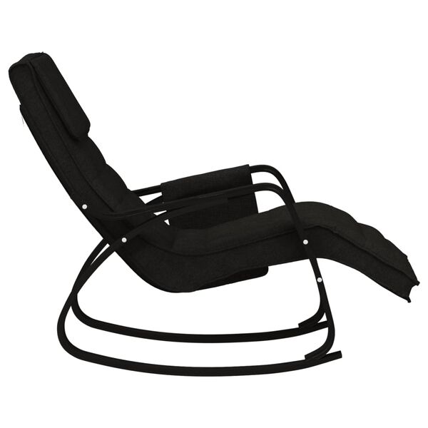 vidaXL Rocking Chair Black
