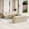 vidaXL Garden Sofa Set Beige