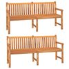 vidaXL Garden Dining Set Teak Wood Large Durable Garden Dining Set