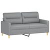 vidaXL Sofa Set Light grey