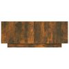 vidaXL TV Cabinet Smoked Oak Engineered Wood 39.4 x 13.8 x 15.7 in