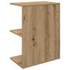 vidaXL Bedside Table Artisan Oak Engineered Wood Compact Bedside Table