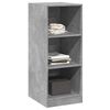 vidaXL Wardrobe Concrete grey Engineered wood Compact Warehouse