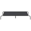 vidaXL Elevated Dog Bed Black Oxford fabric and powder-coated steel