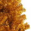 vidaXL Fake Christmas Tree Gold PET 70.9 in Fake Christmas Tree