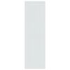vidaXL Wall Shelf High Gloss White Engineered Wood 33.5 x 6.3 x 20.7 in