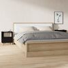 vidaXL Bedside Cabinet Set of 2 Black