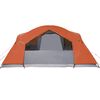 vidaXL Family Tent Crossvent 8-Person Orange Waterproof