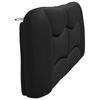 vidaXL Headboard Cushion Black