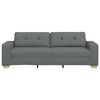 vidaXL 3-Seater Sofa Dark Grey 180 cm Fabric