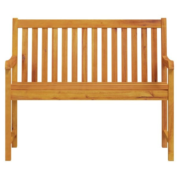 vidaXL Garden Bench Natural Wood Solid Acacia Wood Small Garden Bench