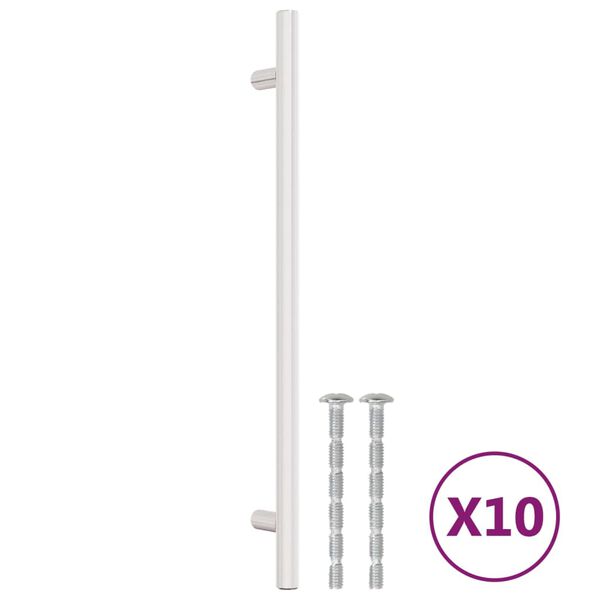 vidaXL Cabinet Handle Set of 10 Silver