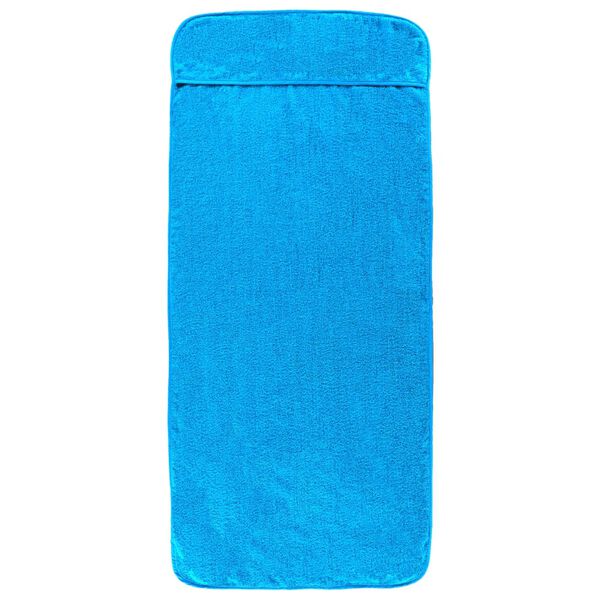 vidaXL Beach Towel Set of 2 Turquoise 84% Cotton, 16% Polyester