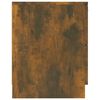 vidaXL Bedside Cabinet Set of 2 Smoked Oak Engineered Wood Medium