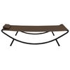 vidaXL Patio Bed Brown 200 x 35.4 " Steel
