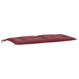 vidaXL Garden Bench Cushion Melange wine red 100% polyester