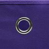 vidaXL Storage Boxes 4 pcs Non-woven Fabric 11"x11"x11" Purple