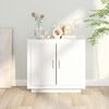 vidaXL Sideboard White Engineered Wood 31.5 x 15.7 x 29.5 in Sideboard
