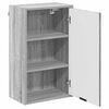 vidaXL Bathroom Cabinet with Door Grey Sonoma 15.35 x 9.25 x 25.59 in