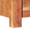 vidaXL TV Cabinet Natural Wood Solid Acacia Wood Compact TV Cabinet