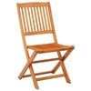 vidaXL Garden Chair Set of 4 Natural Wood Solid eucalyptus wood Medium