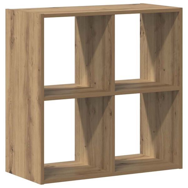 vidaXL Bookcase Artisian Oak Engineered Wood Medium Bookcase