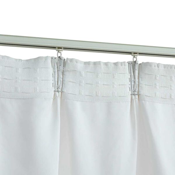 vidaXL Blackout Curtains with Hooks 2 pcs Off White 55.1x68.9"