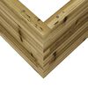 vidaXL Garden Planter Natural Wood Solid Pine Wood 19.7 x 19.7 in