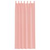 vidaXL Voile Curtains with Loops 2 pcs Pink 55.1x102.4"