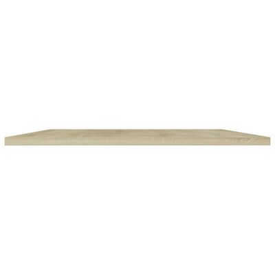 vidaXL Bookshelf Boards 4 pcs Sonoma Oak 39.4"x15.7"x0.6" Engineered Wood
