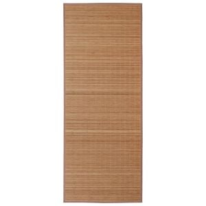 vidaXL Carpet Brown Bamboo, Polypropylene, PVC 59.1 x 78.7 in Area Rugs