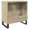 vidaXL Bathroom Cabinet Sonoma oak Engineered wood Standard