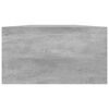 vidaXL Monitor Stand Concrete Grey 39.4x9.4x5.1" Engineered Wood