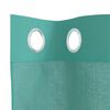 vidaXL Voile Curtains with Grommets 2 pcs Turquoise