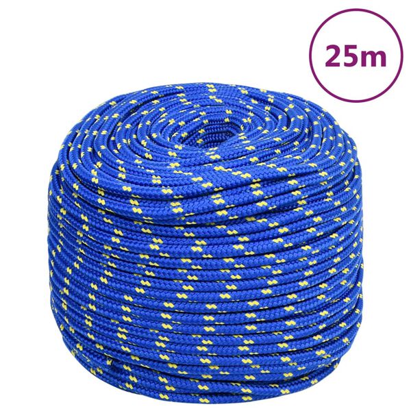 vidaXL Boat Rope Blue 0.31 " 82.0 ' Polypropylene