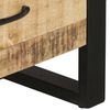 vidaXL Bookshelf Natural wood and black